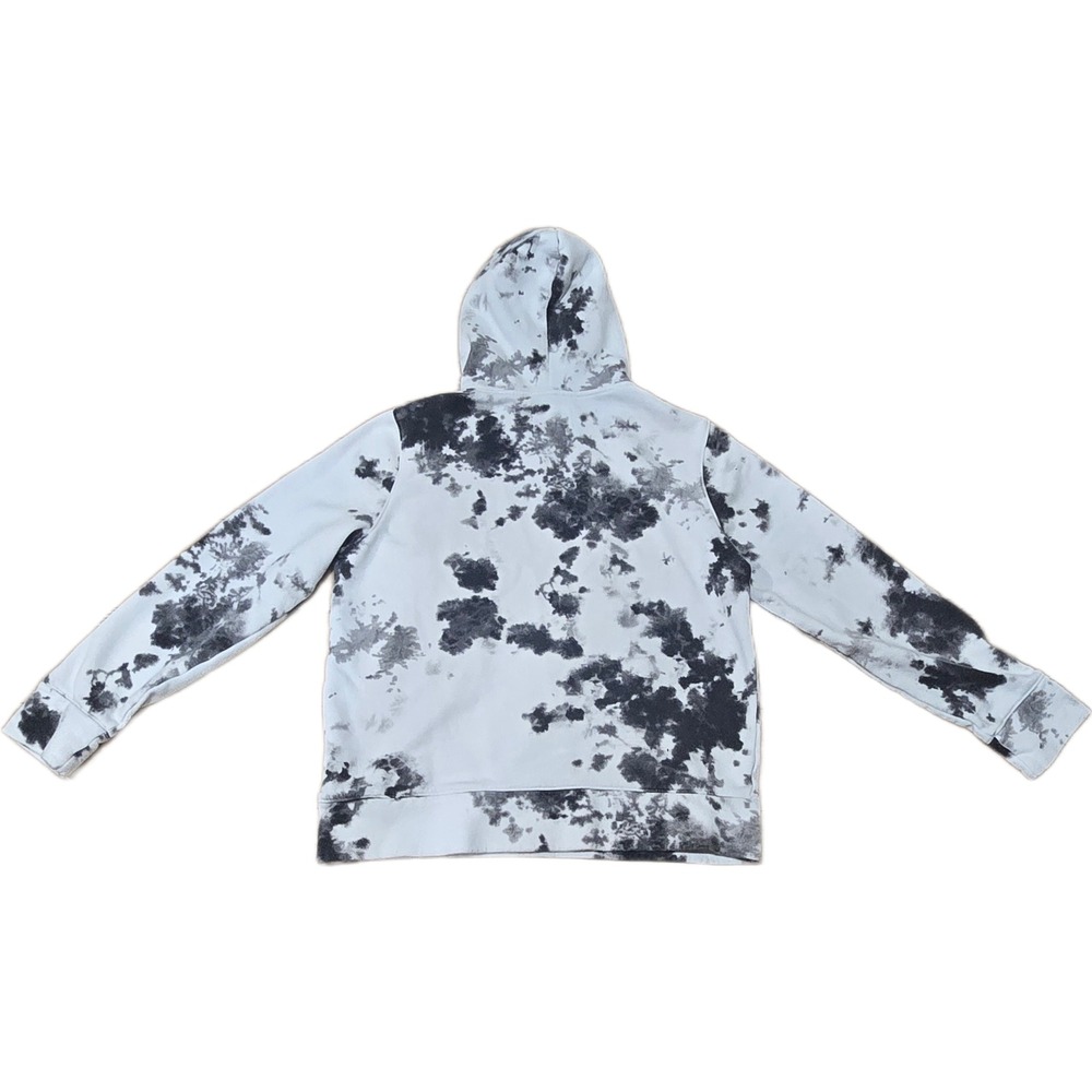 Hollister Must-Have Collection Mens Tie Dye Hoodie White Black Size Medium - Picture 4 of 6